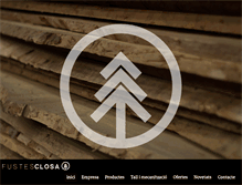 Tablet Screenshot of fustesclosa.com